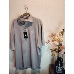 FootJoy Honda Classic Golf Polo‎ Shirt Gray Size Medium Moisture-Wicking